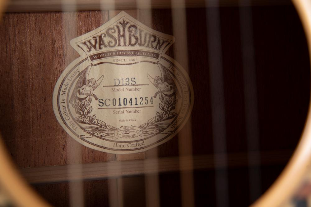 washburn serial number archive